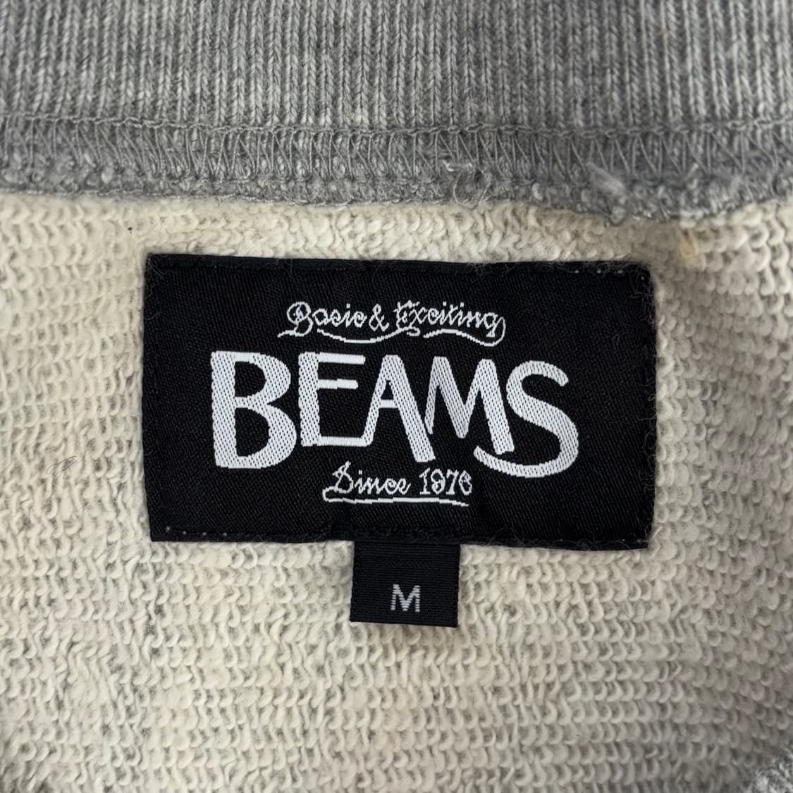 빔즈(BEAMS) DTW 그레이 맨투맨 상품이미지4