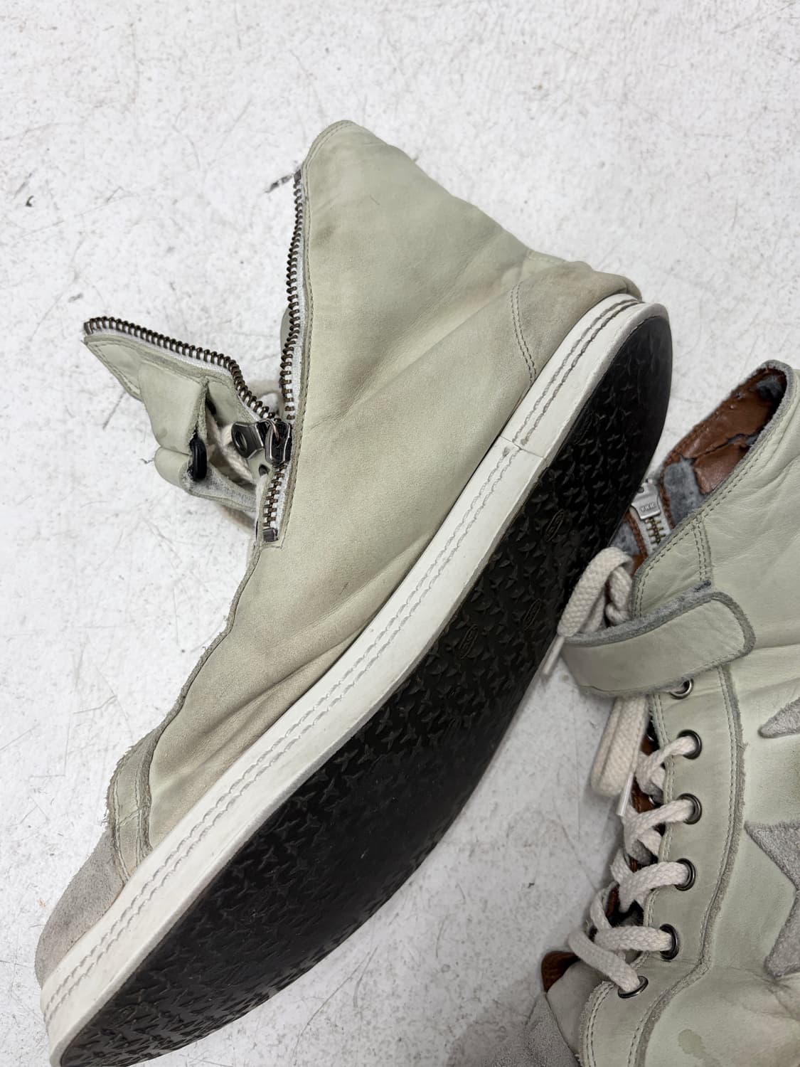 글램 벨크로 지퍼 스웨이드 슈즈 상품이미지6