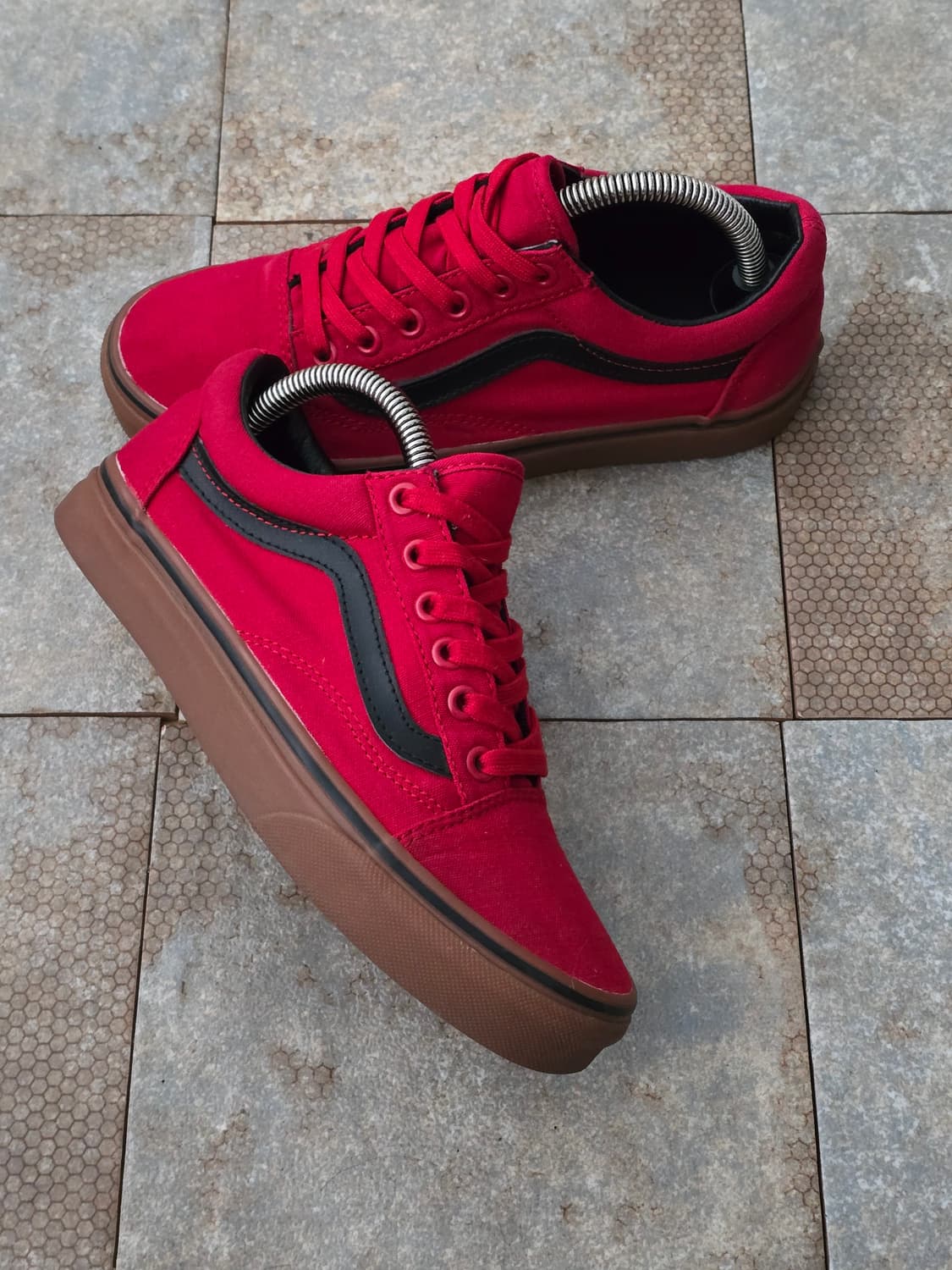 (225)반스 올드스쿨 레이싱 레드 상품이미지6