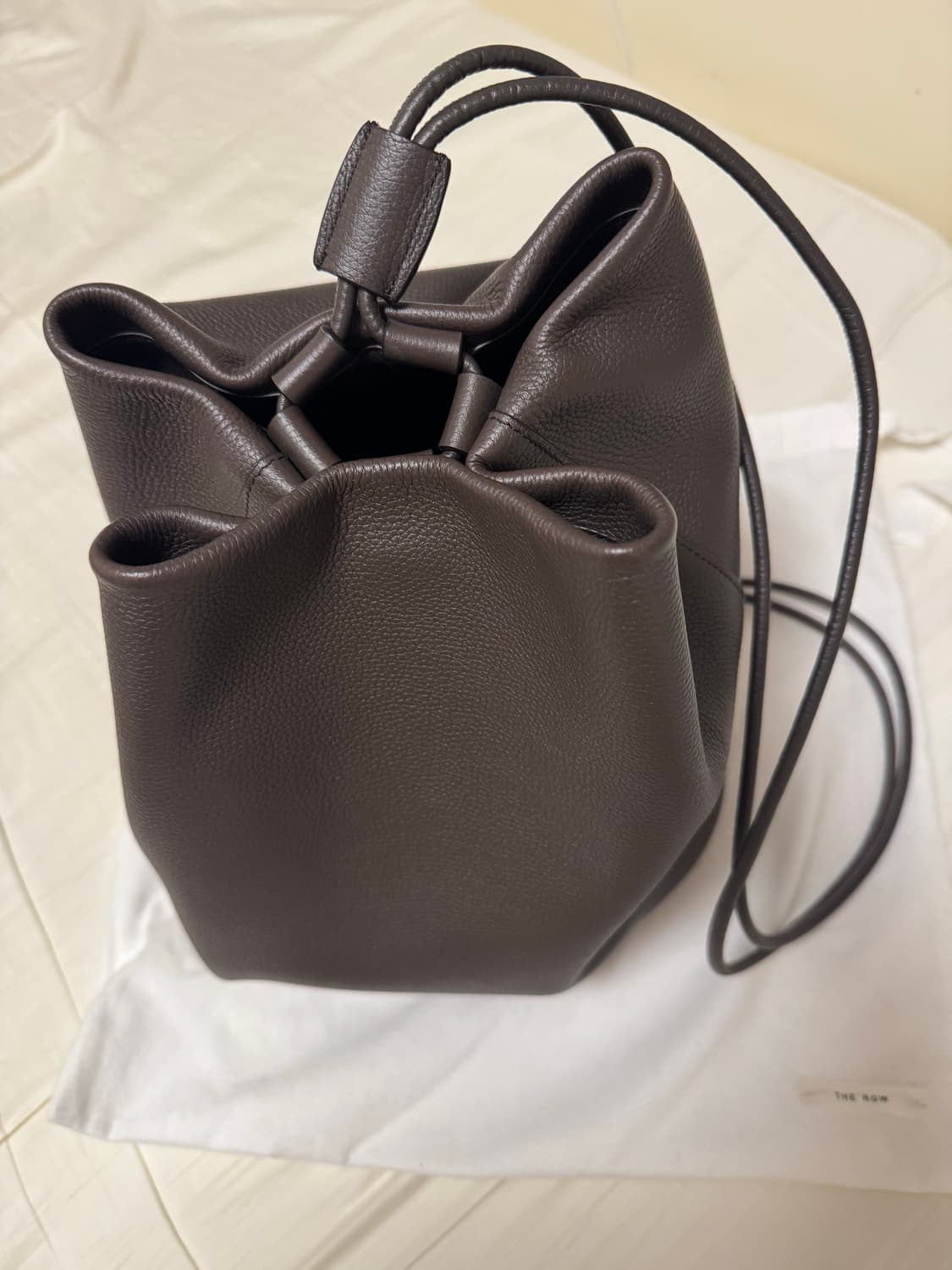 The row joe backpack 더로우 조 백팩 브라운 상품이미지5