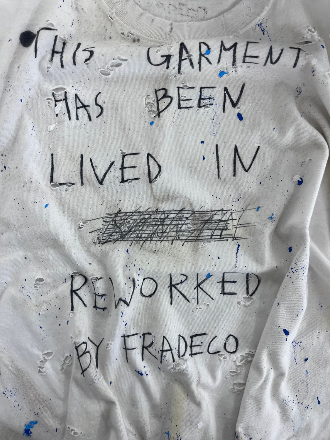 FRADECO REWORKED DISTRESSED T-SHIRT 상품이미지2