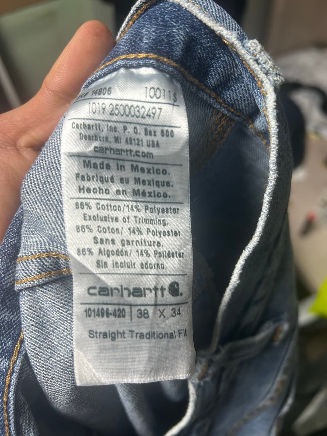 칼하트 청바지 상품이미지4