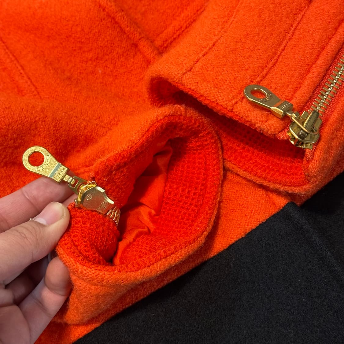 KENZO 겐조 부클레 울 자켓 (40) 숏 코트 상품이미지6