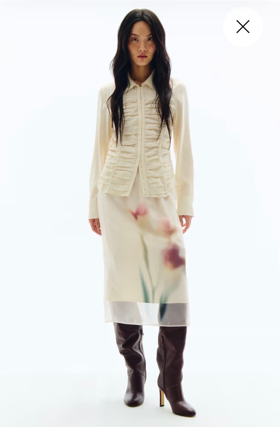 H&M 미디 스커트 상품이미지3