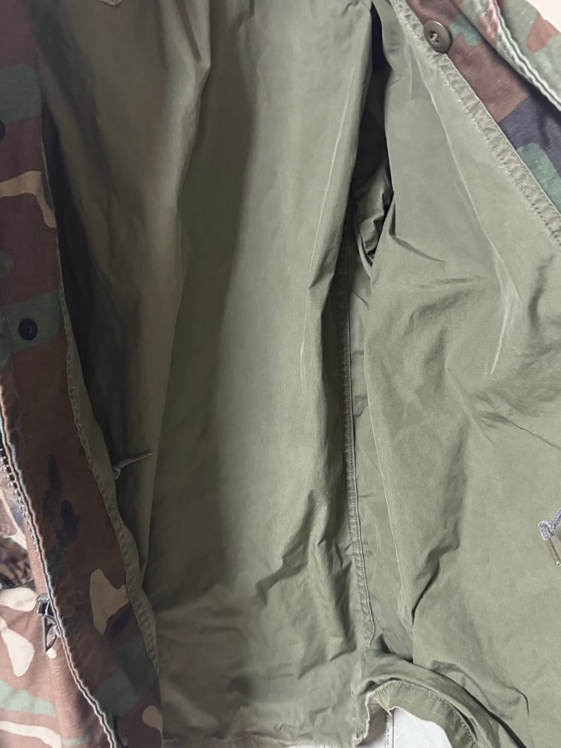 미군 카모 m65 필드자켓 xl 상품이미지7