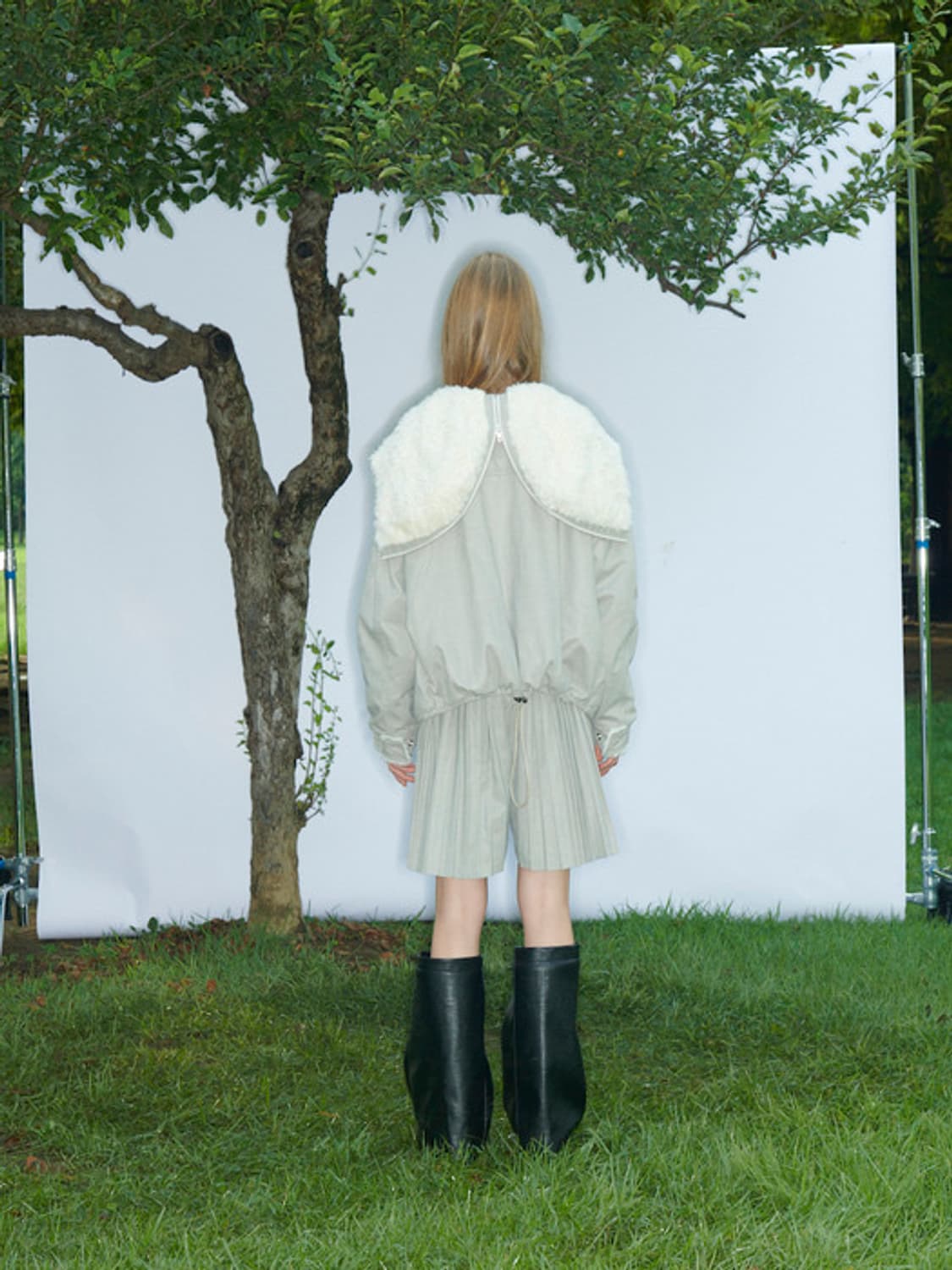 오들리워크샵 후디드 봄버자켓 상품이미지4