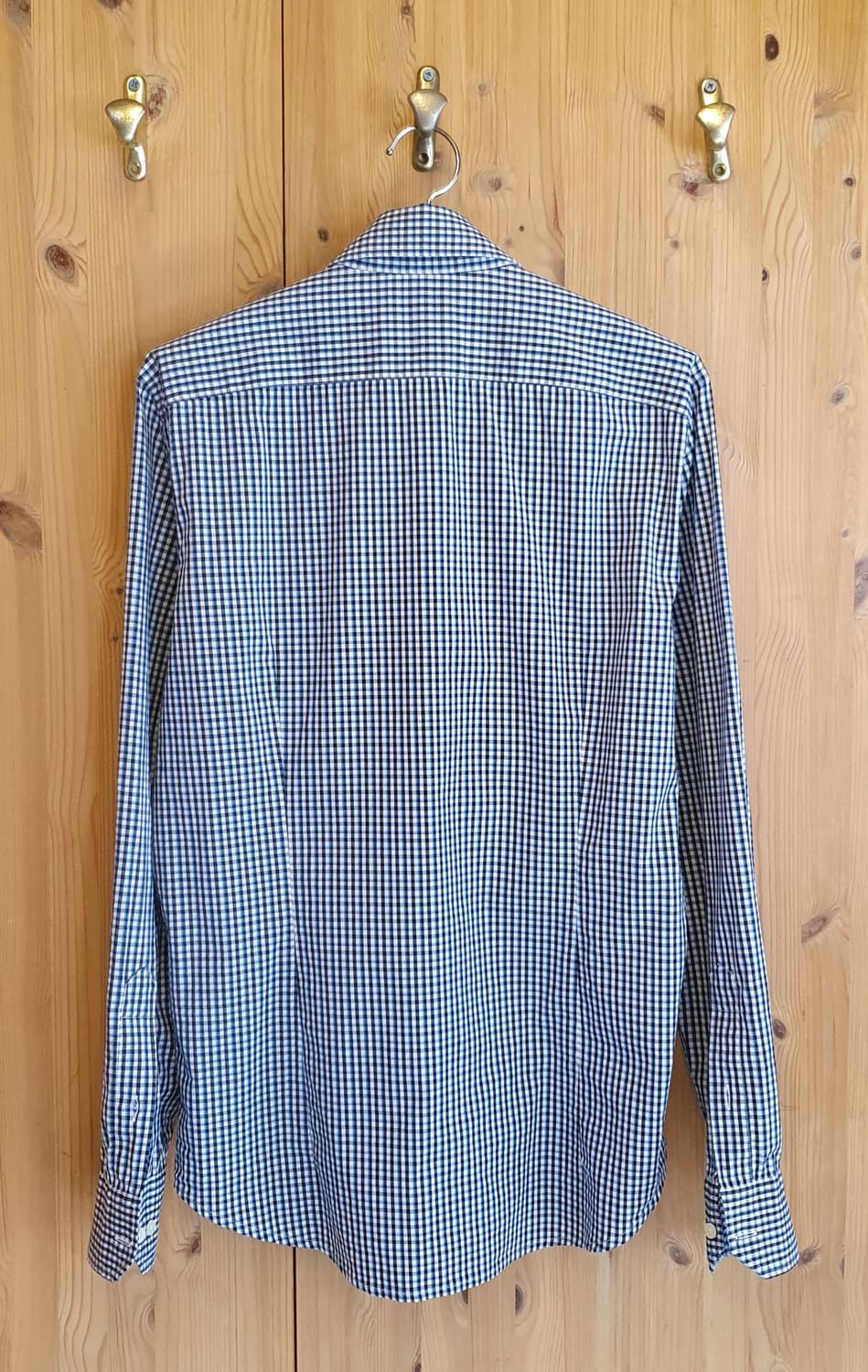 95.라코스테 체크 스판셔츠  상품이미지2