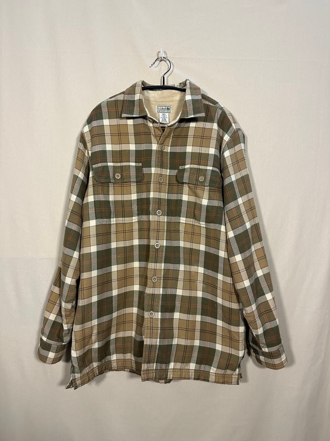 엘엘빈 빈티지 플리스 셔츠 처분  상품이미지1