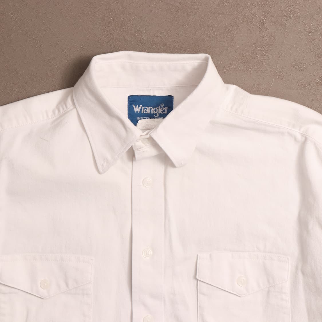 랭글러 헤비코튼 화이트 워크셔츠 A1586 상품이미지2