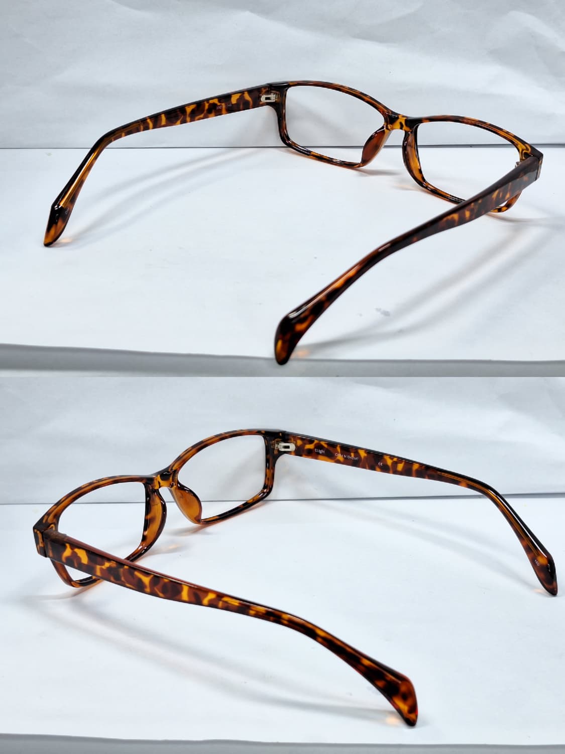 ELight 일본 하우스 브랜드(메가네 이치바)뿔테 스퀘어 안경 안경테 상품이미지6