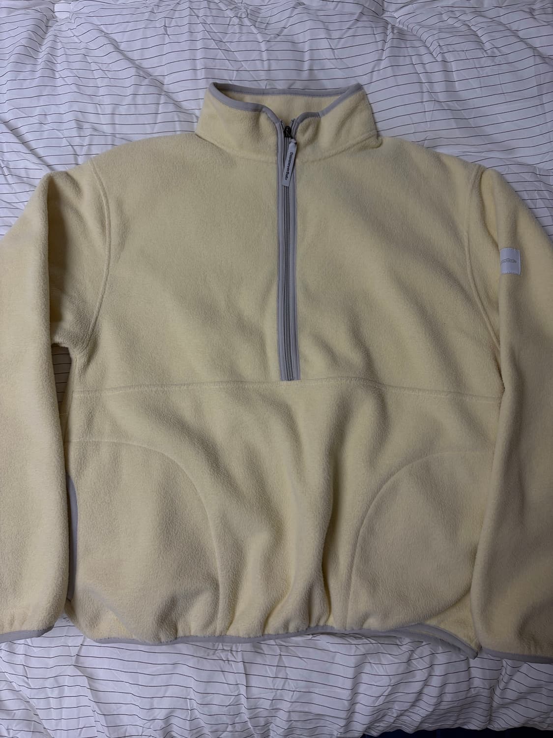 디스이즈네버댓  플리스 하프집업 풀오버 레몬 L 후리스 플리스 디네댓 상품이미지4