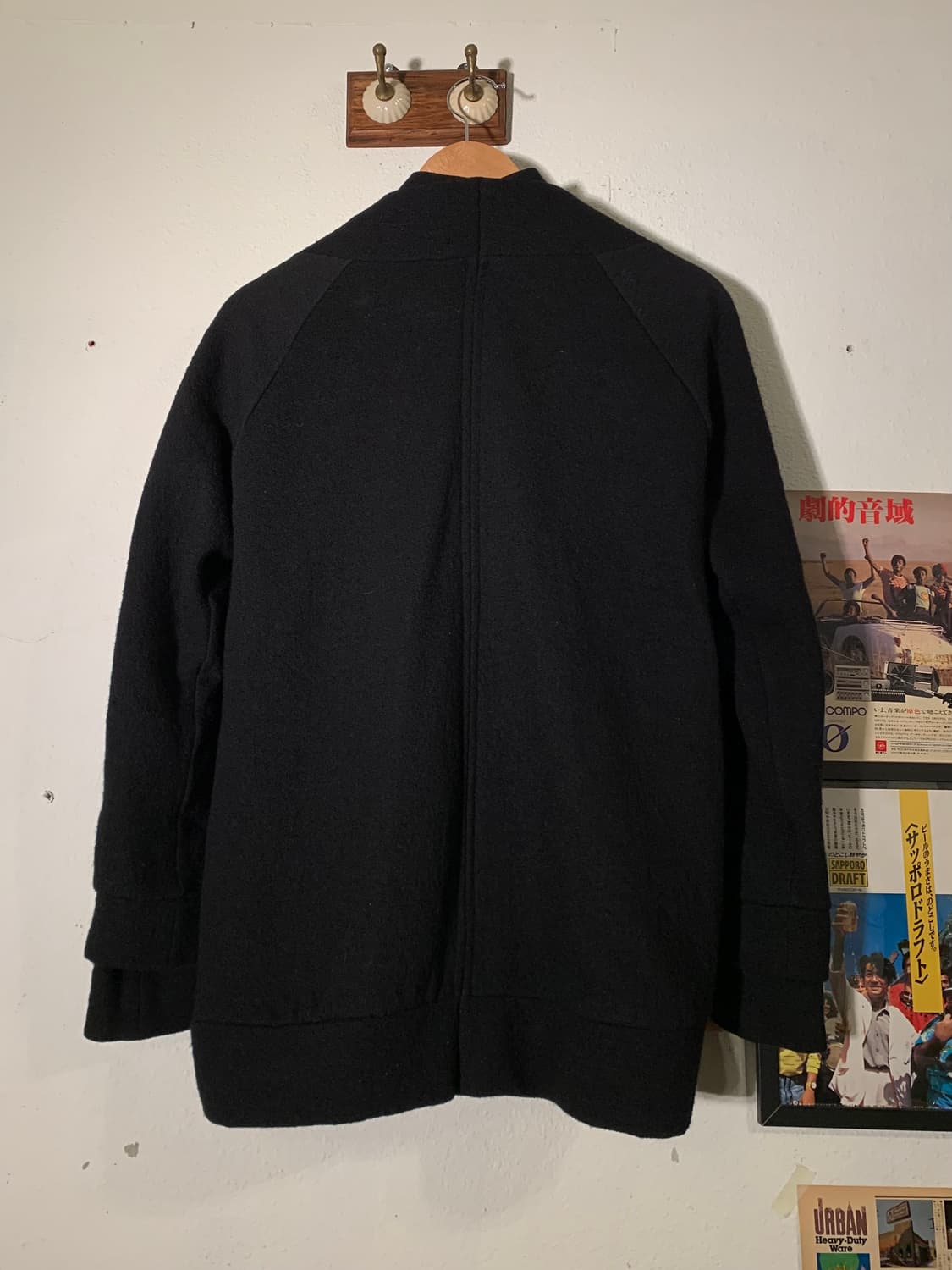 요지야마모토 y’s 세이프티핀 180도 가디건 + 집업 탑 상품이미지7