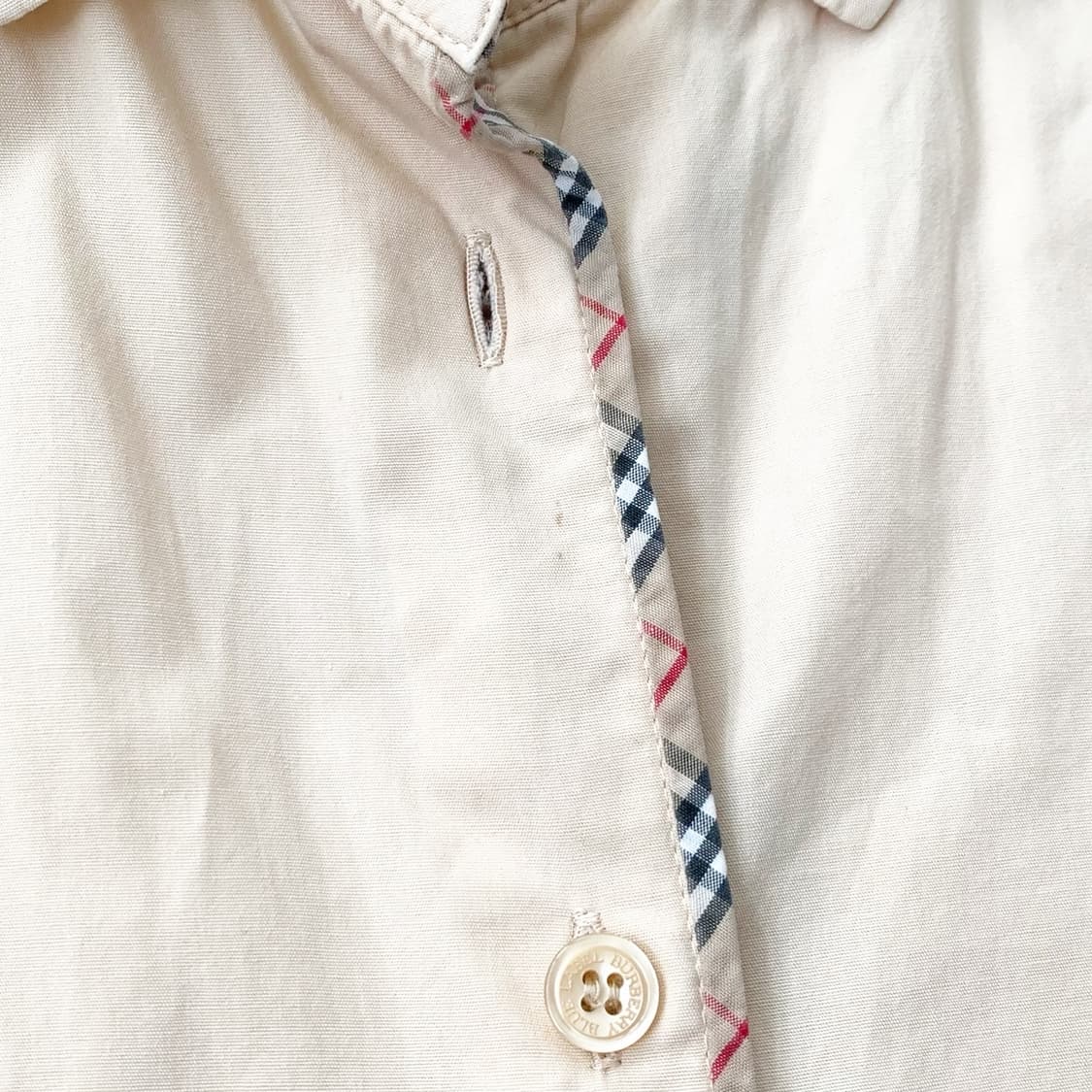 버버리 라떼맛 노바체크 블라우스 상품이미지3