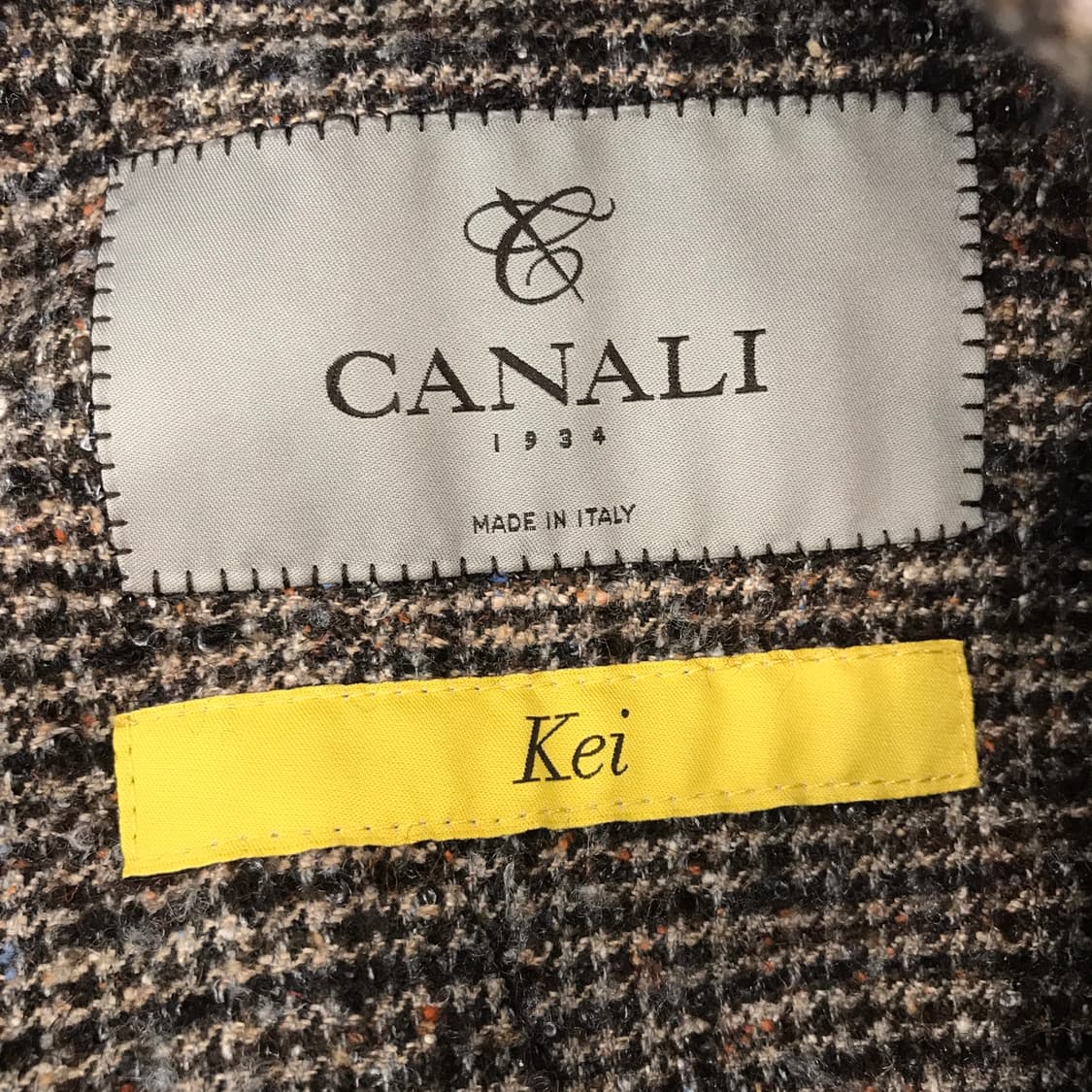 CANALI 까날리 울코튼실크 트위드자켓 [50] 상품이미지6