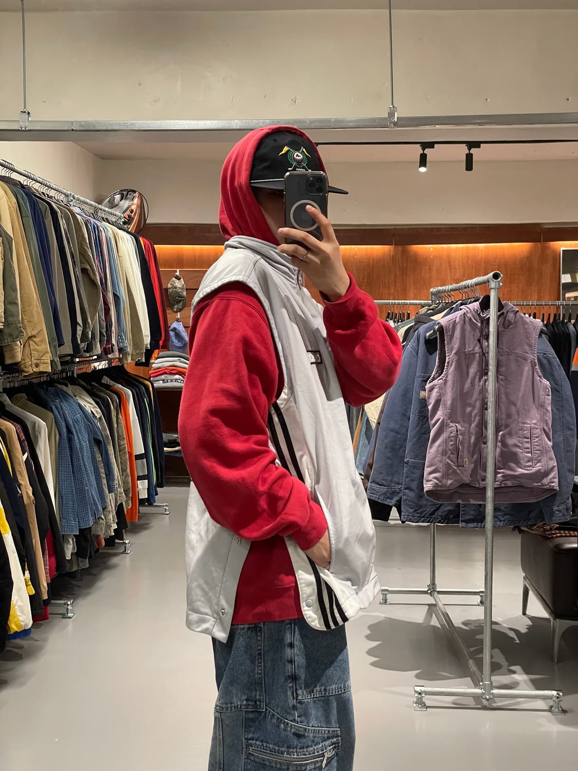 아디다스 올드스쿨 힙합 조끼 베스트 상품이미지1