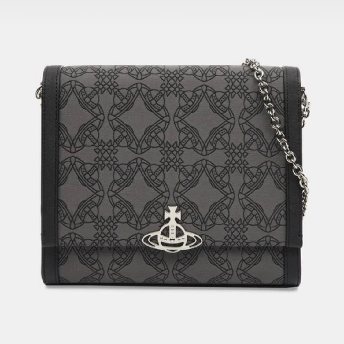 비비안 웨스트우드 자카드 루시 크로스 바디백 M 상품이미지1