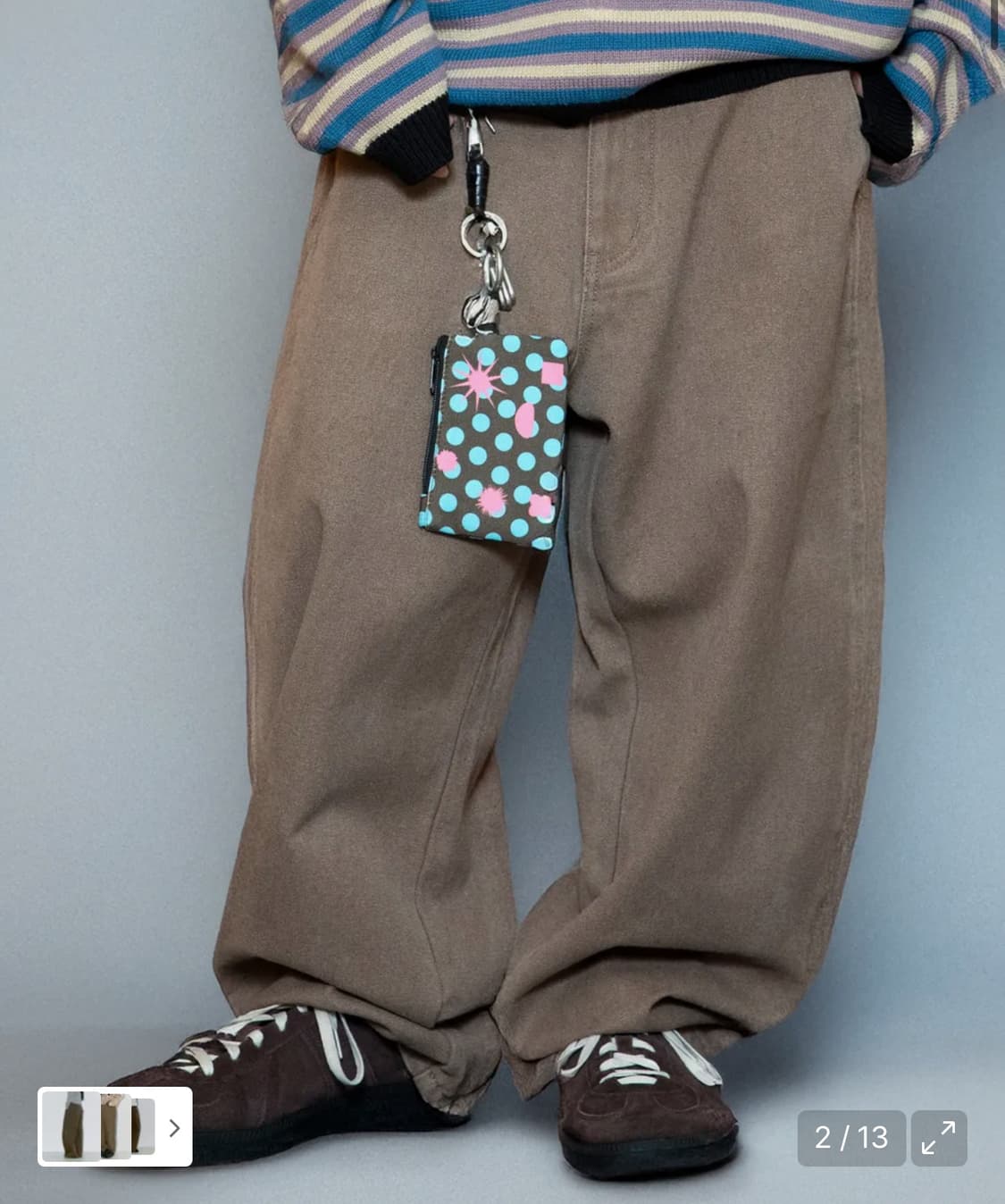 엑스톤즈 사운드 벌룬 캔버스 코튼 팬츠 상품이미지2