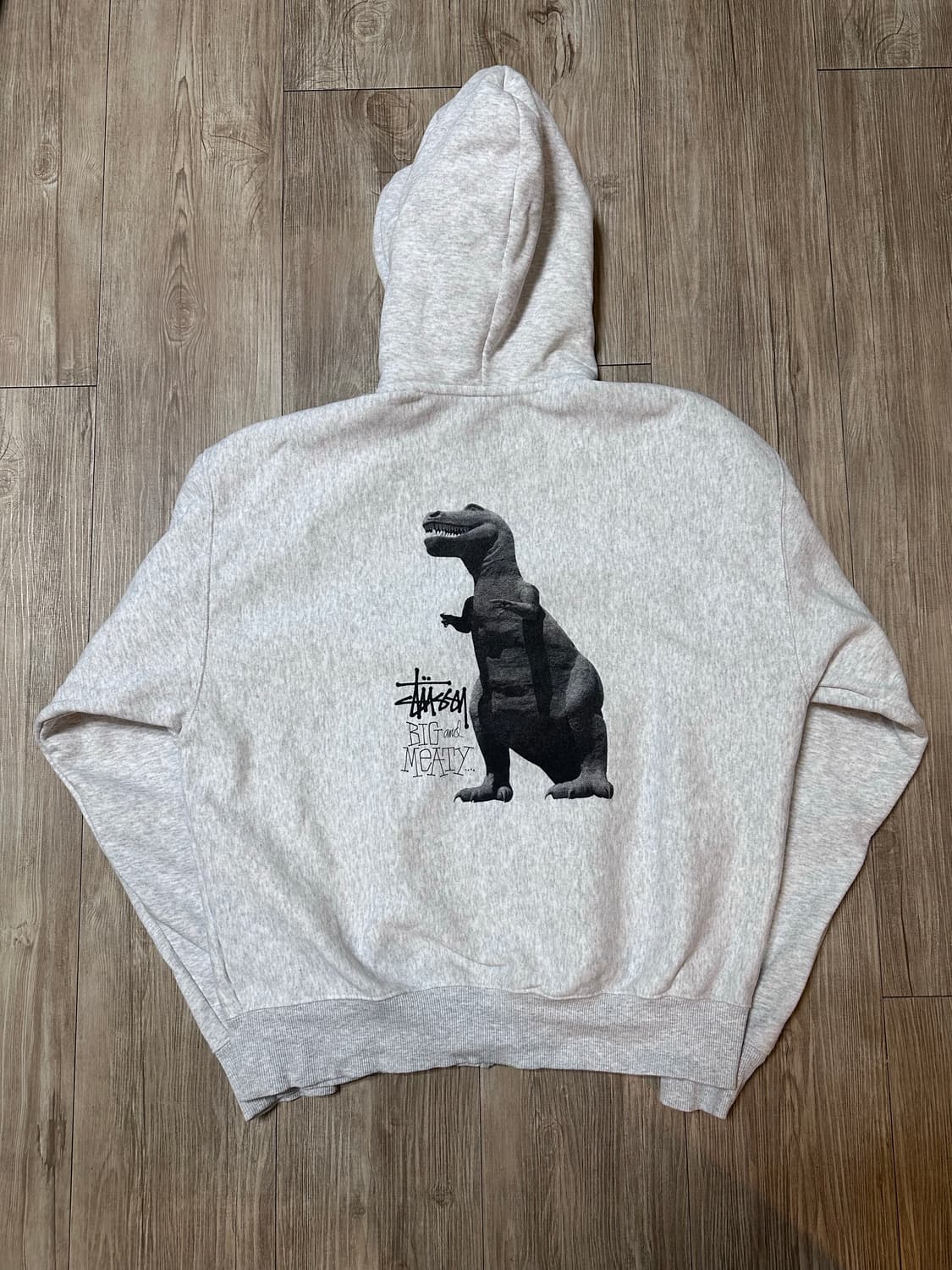 스투시 빅 앤 미티 집 후드 애쉬 헤더 XL 상품이미지6