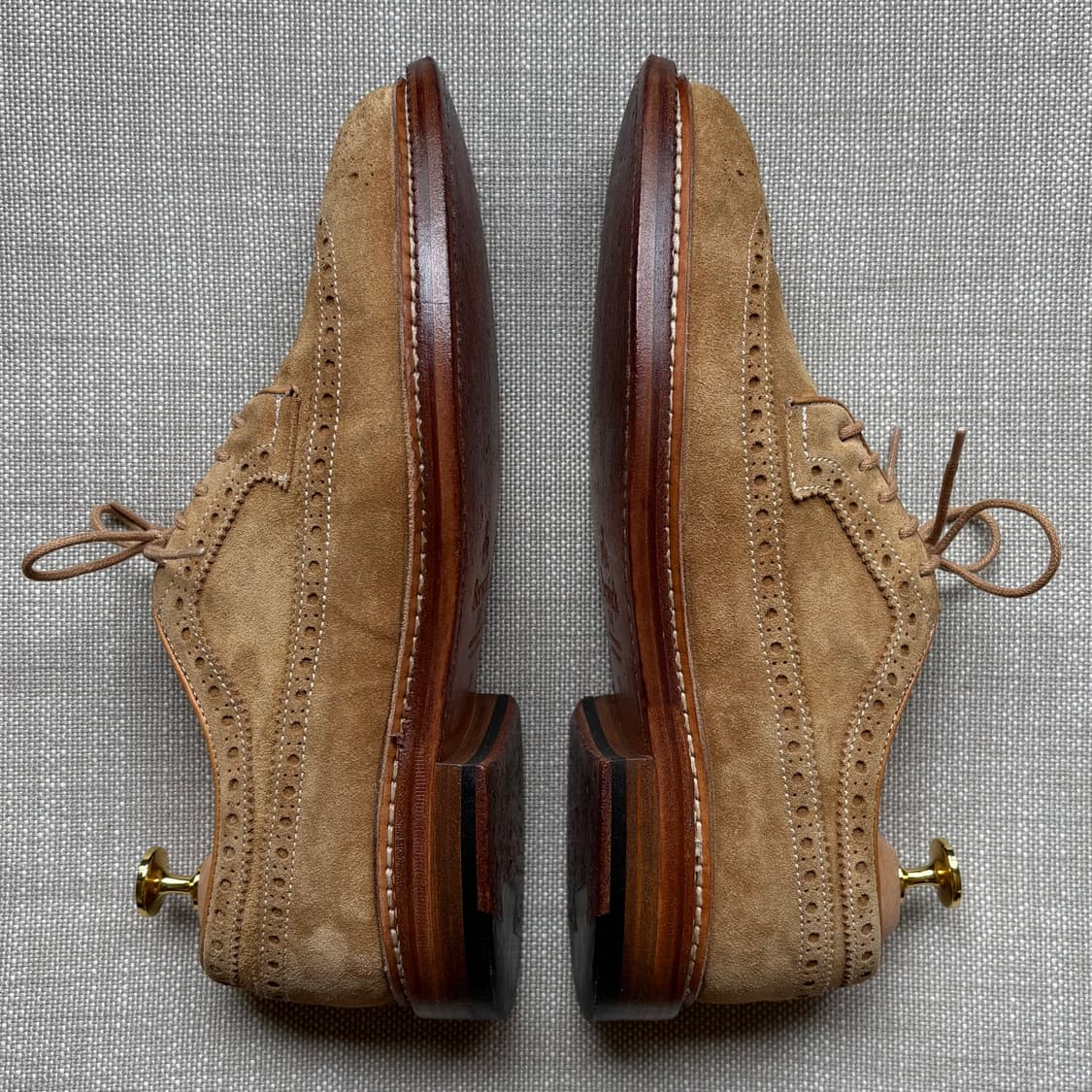 [255] Berwick 4794 카멜 스웨이드 브로그 윙팁 상품이미지5