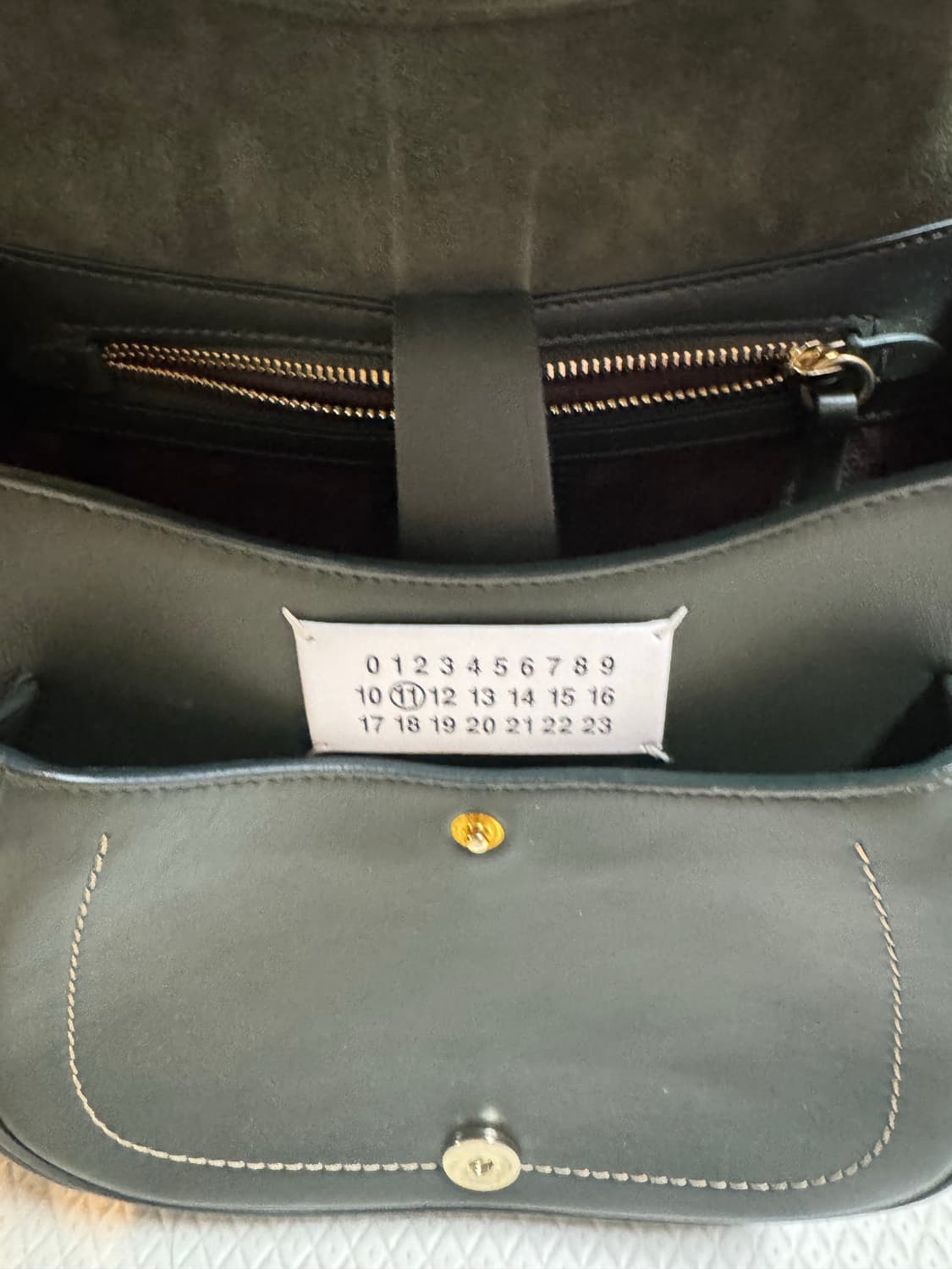 메종마르지엘라 브레이디드 탑핸들 새들백 상품이미지3