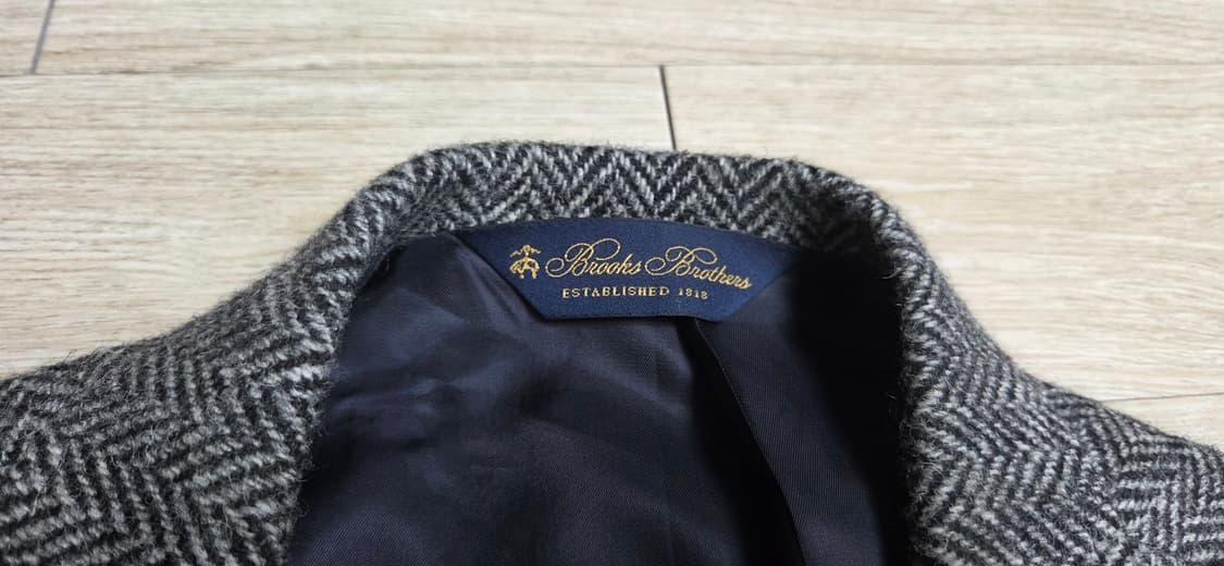 브룩스브라더스 해리스 트위드 헤링본 자켓 40S 상품이미지2