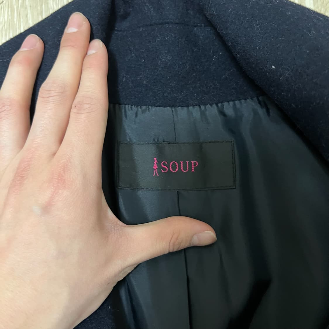 숩 SOUP 여성 모직 더플 코트 55-66  상품이미지4