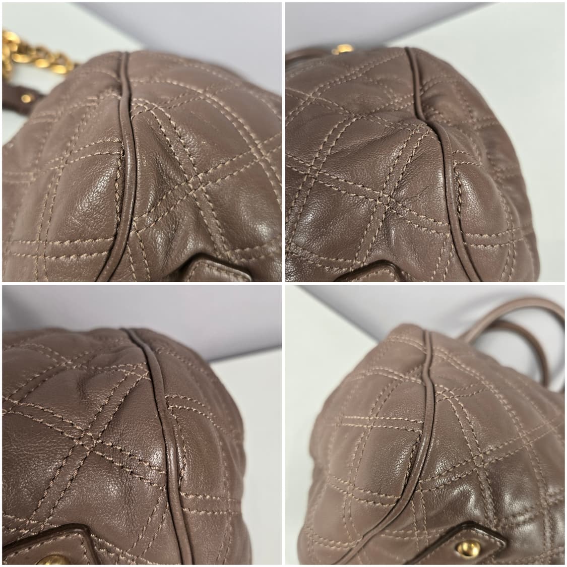 마크제이콥스 스탐백 라지 고트스킨 퀼팅 체인백 가방 정품 스탐 상품이미지8