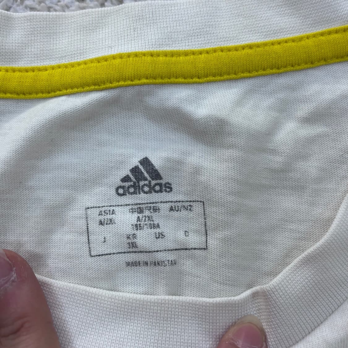 3XL 아디다스 하크 로고 반팔 티셔츠 0515E 상품이미지3