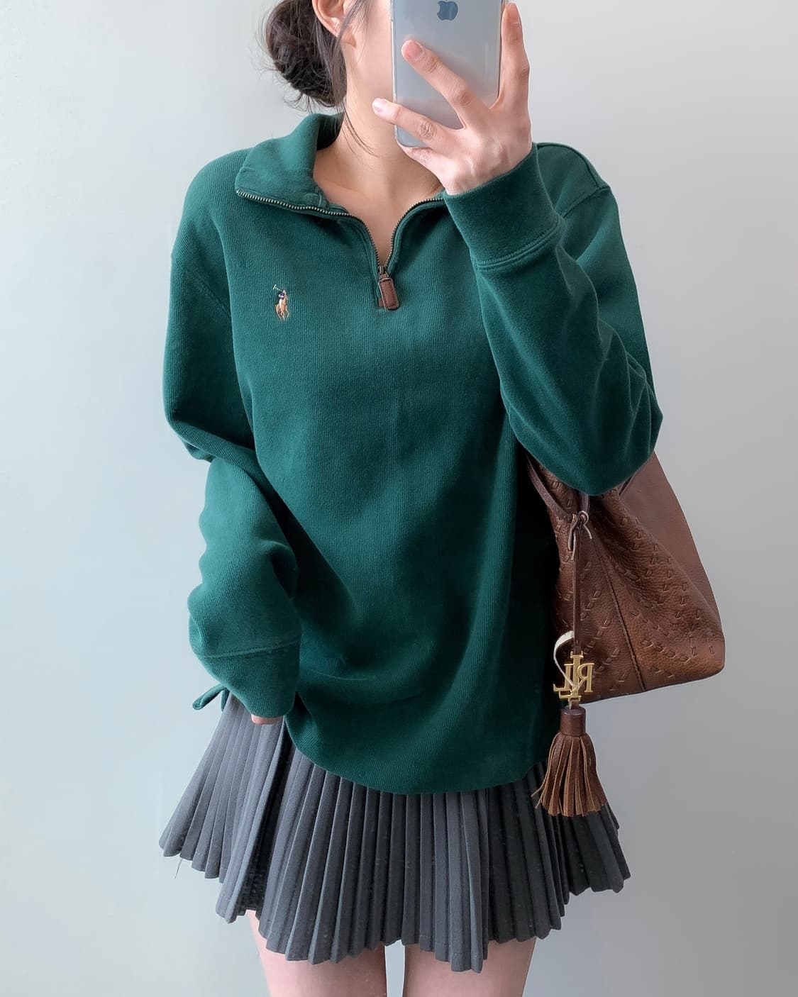 폴로 반집업 니트  상품이미지1