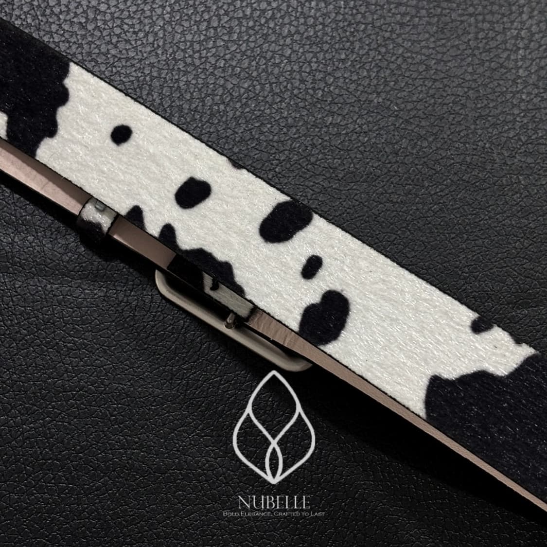 🌗 Cow hair belt / 카우 송치털 호피 벨트 상품이미지6