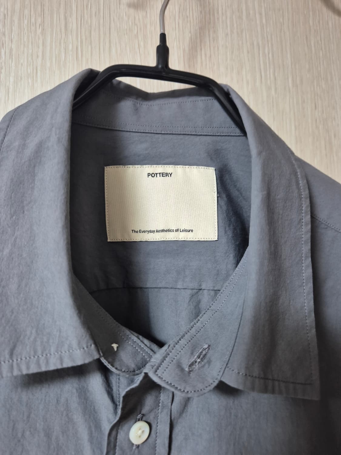 (24년) 포터리 컴포트 셔츠 타입라이터 2사이즈 남성 상품이미지5