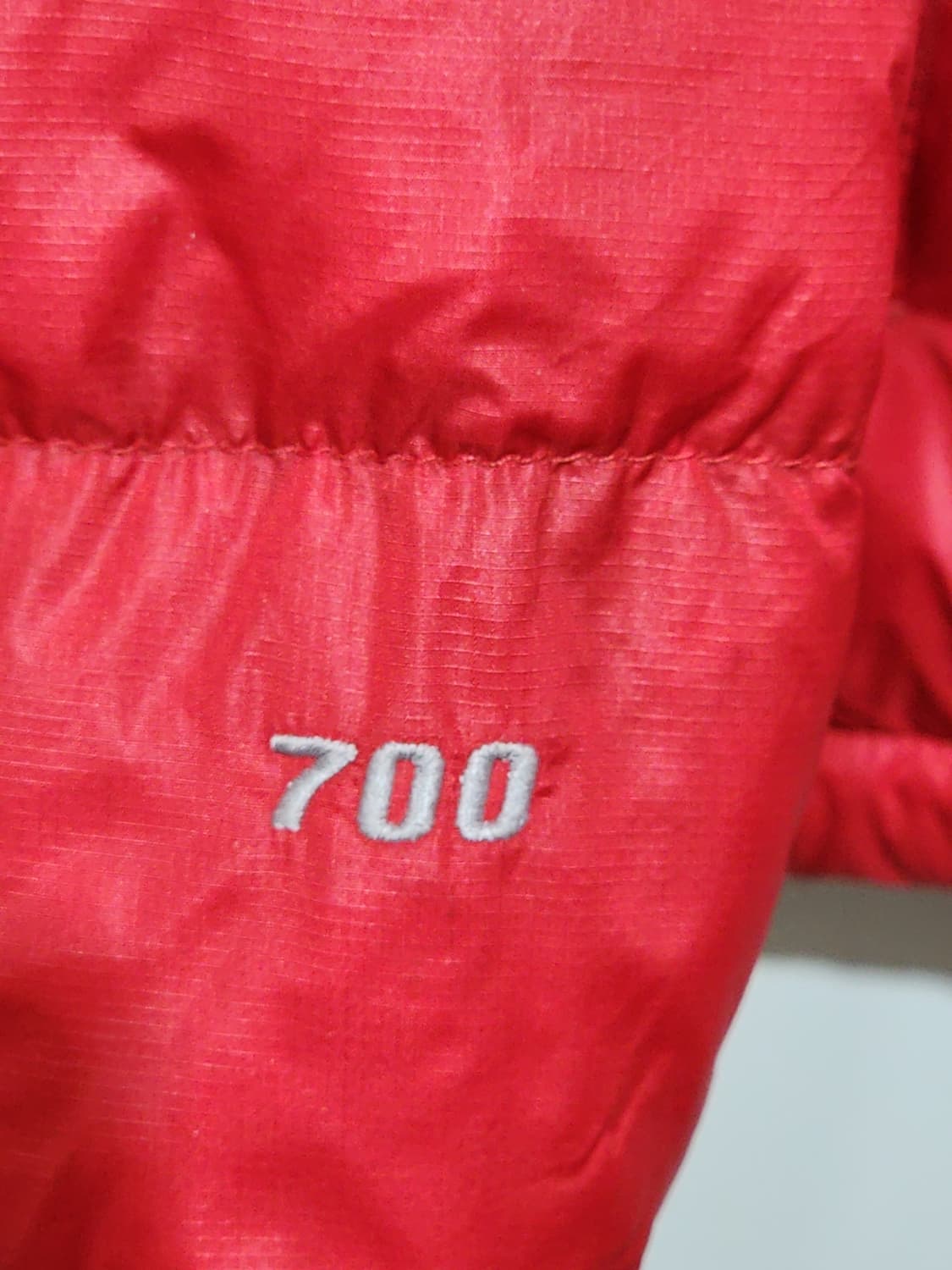 (100) 노스페이스 눕시패딩 점퍼 검빨 거위털 700 구스다운 자켓  상품이미지5