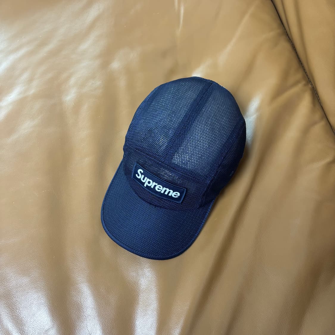 Supreme 슈프림 23ss 메쉬 코듀라 네이비 캠프캡 모자 Navy 상품이미지6