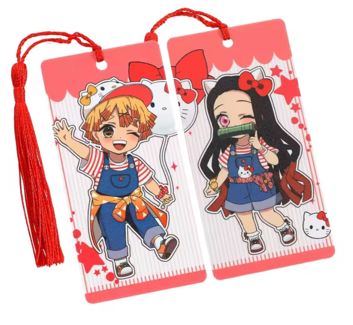 귀멸의칼날 젠이츠 네즈코 커플 책갈피 상품이미지4