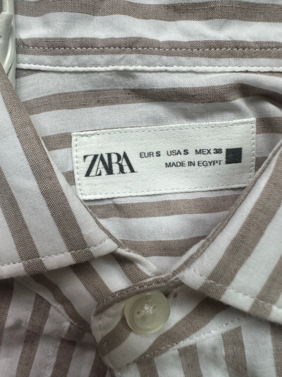 Zara 스트라이프 셔츠 usa s 상품이미지3