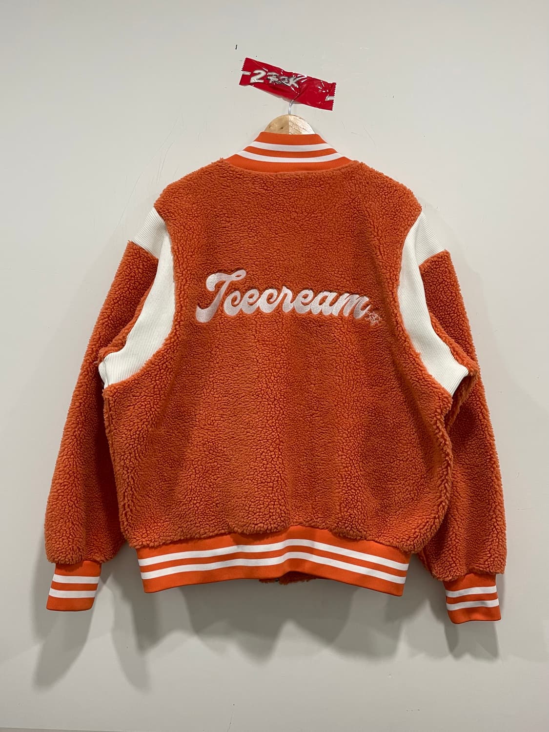 (레어)BBC 빌리네어보이즈 클럽 아이스크림 보아 바시티자켓 상품이미지4