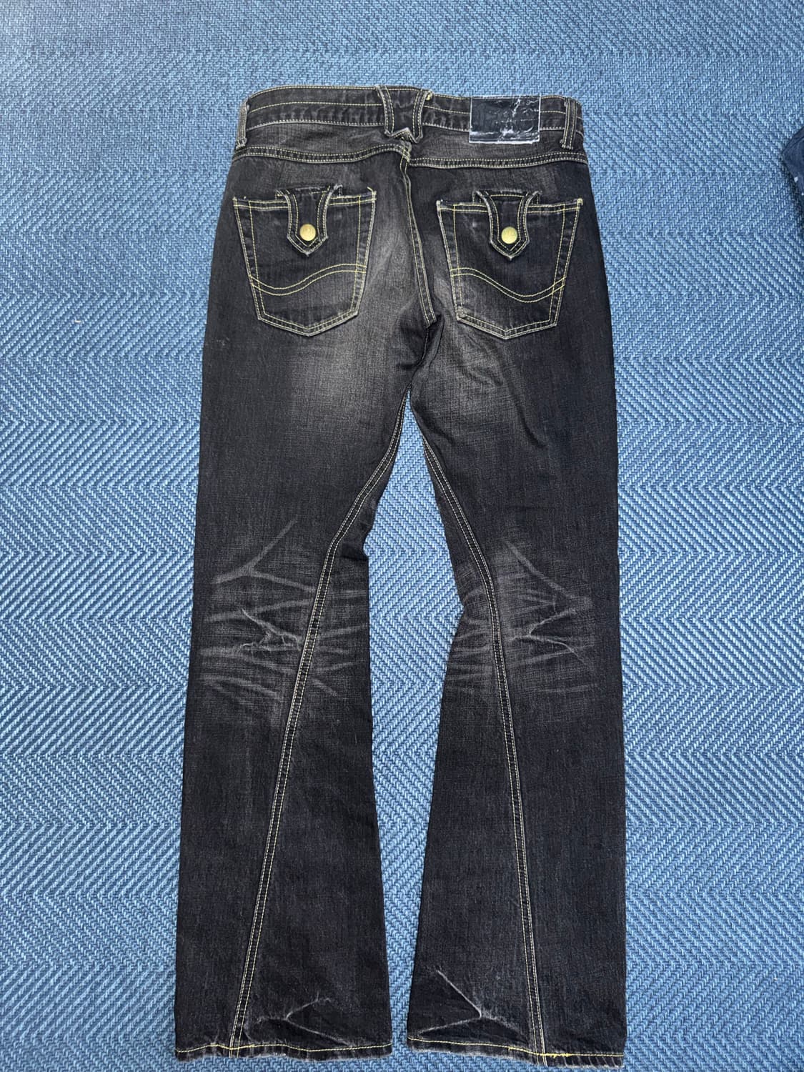 LEE 웨스턴 플레어 데님팬츠 흑청 상품이미지2