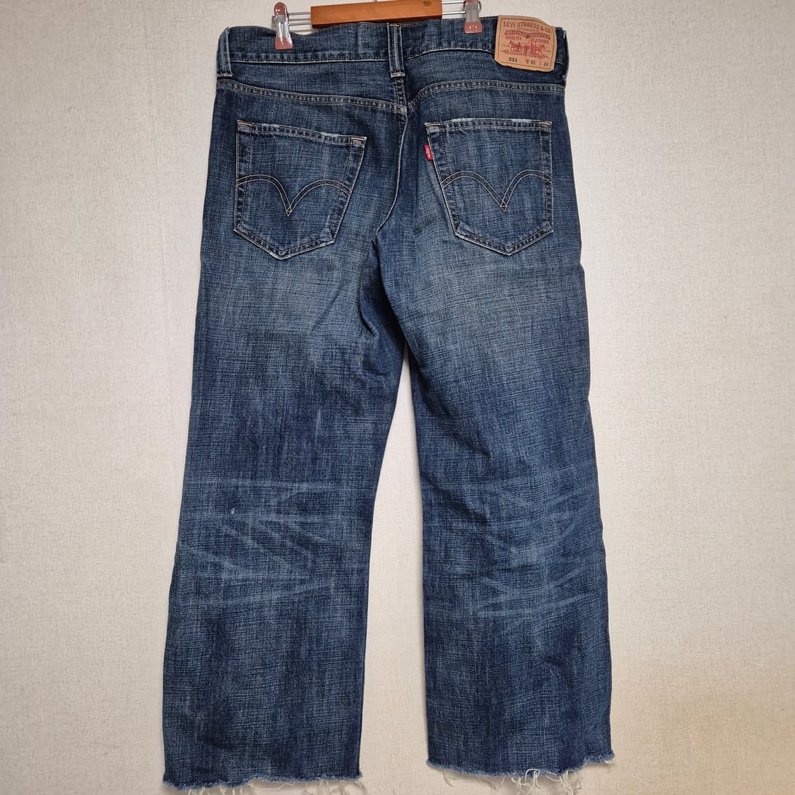 00's 리바이스 521 WIDE LEG 데님팬츠 상품이미지4