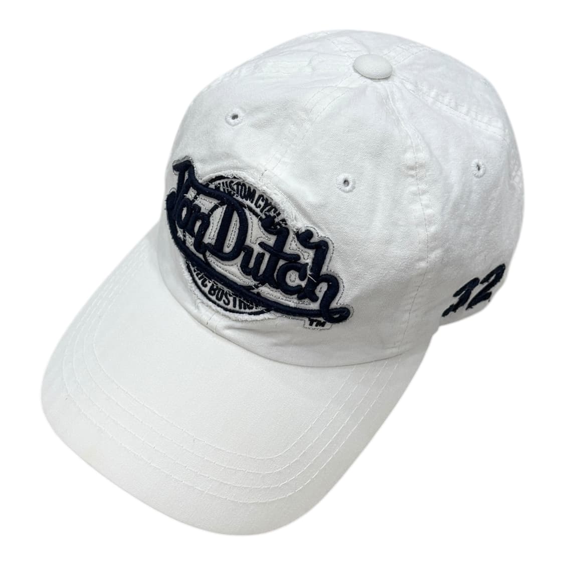 본더치 빈티지 화이트 Y2K 볼캡 모자 상품이미지2