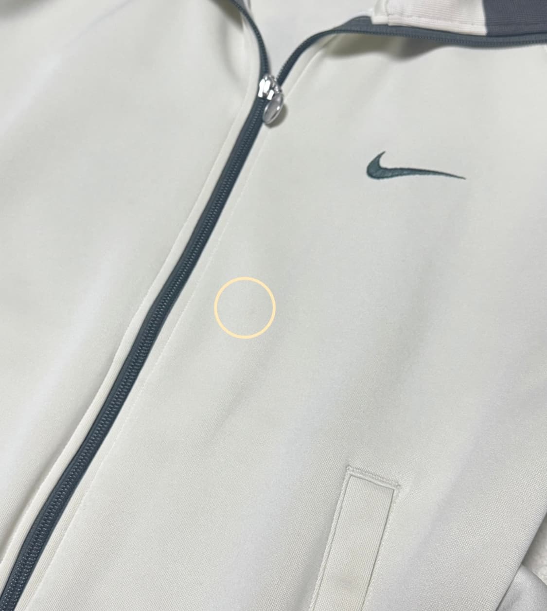 나이키 아이보리 딥그린 져지 상품이미지6