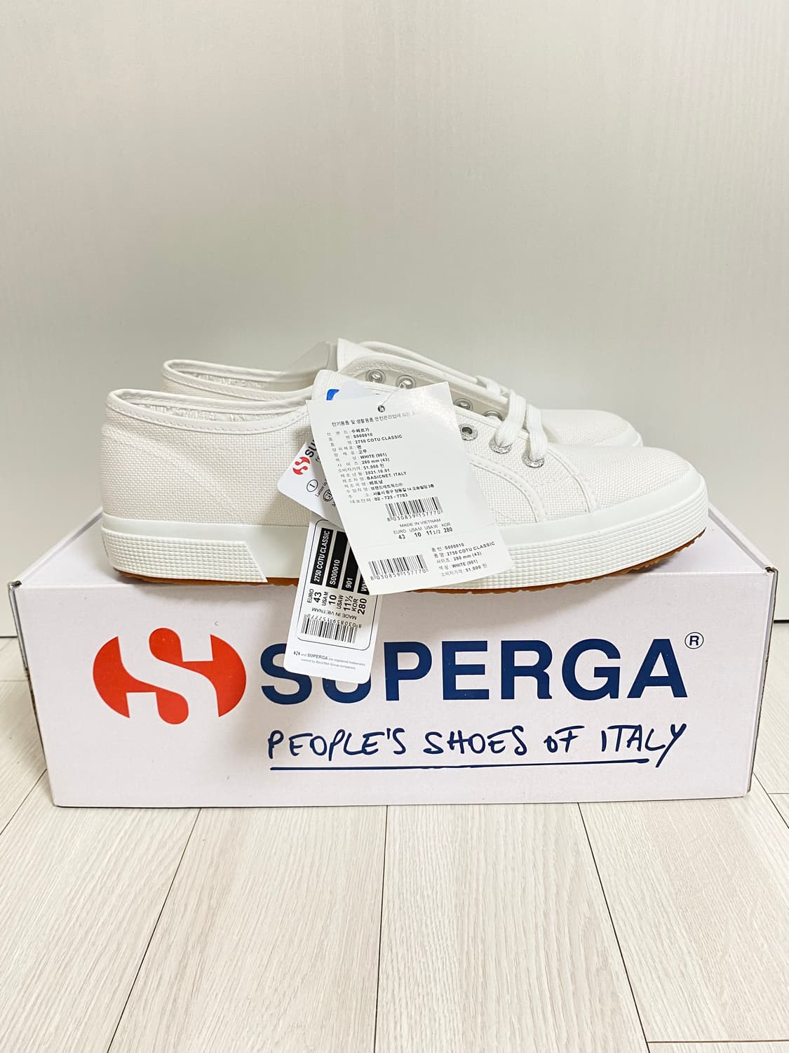 SUPERGA 2750 COTU CLASSIC WHITE 상품이미지4