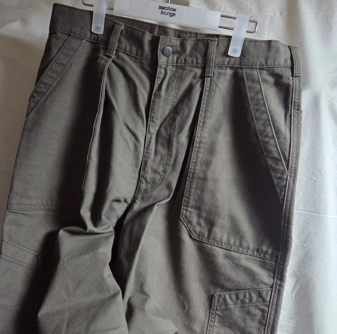 유니클로 U 베이커 팬츠 올리브 82 상품이미지3