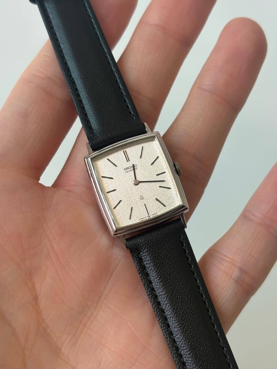1970s Texture Dial Square Ladies Quartz 상품이미지1