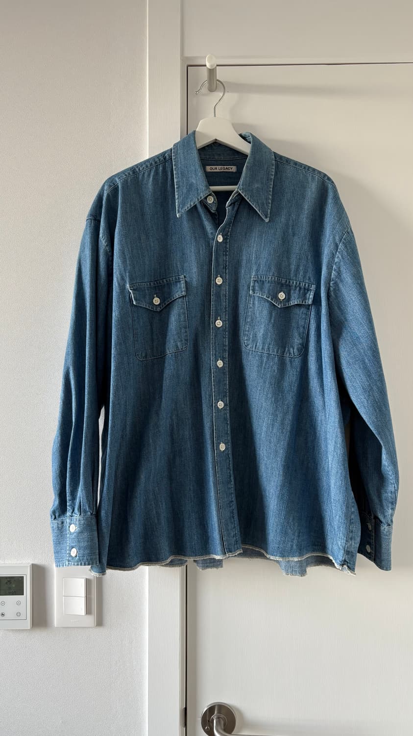 (48) 아워레거시 데님 오버셔츠 상품이미지1