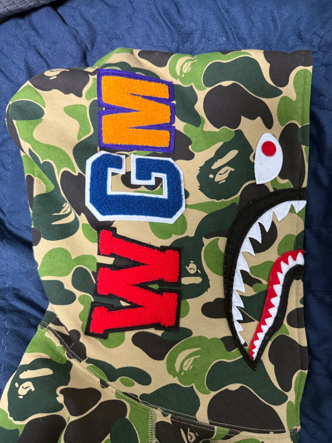 베이프 후드집업 녹계 급처!!! 상품이미지2