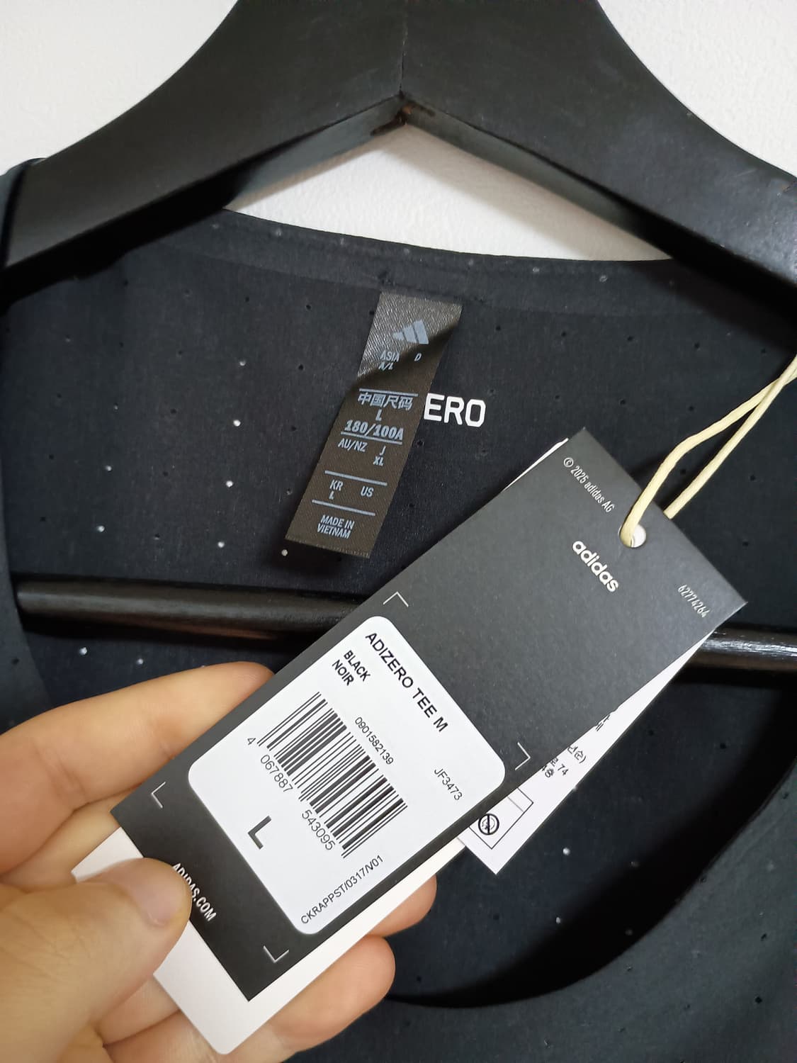 아디제로 러닝 반팔 L JF3473 상품이미지2