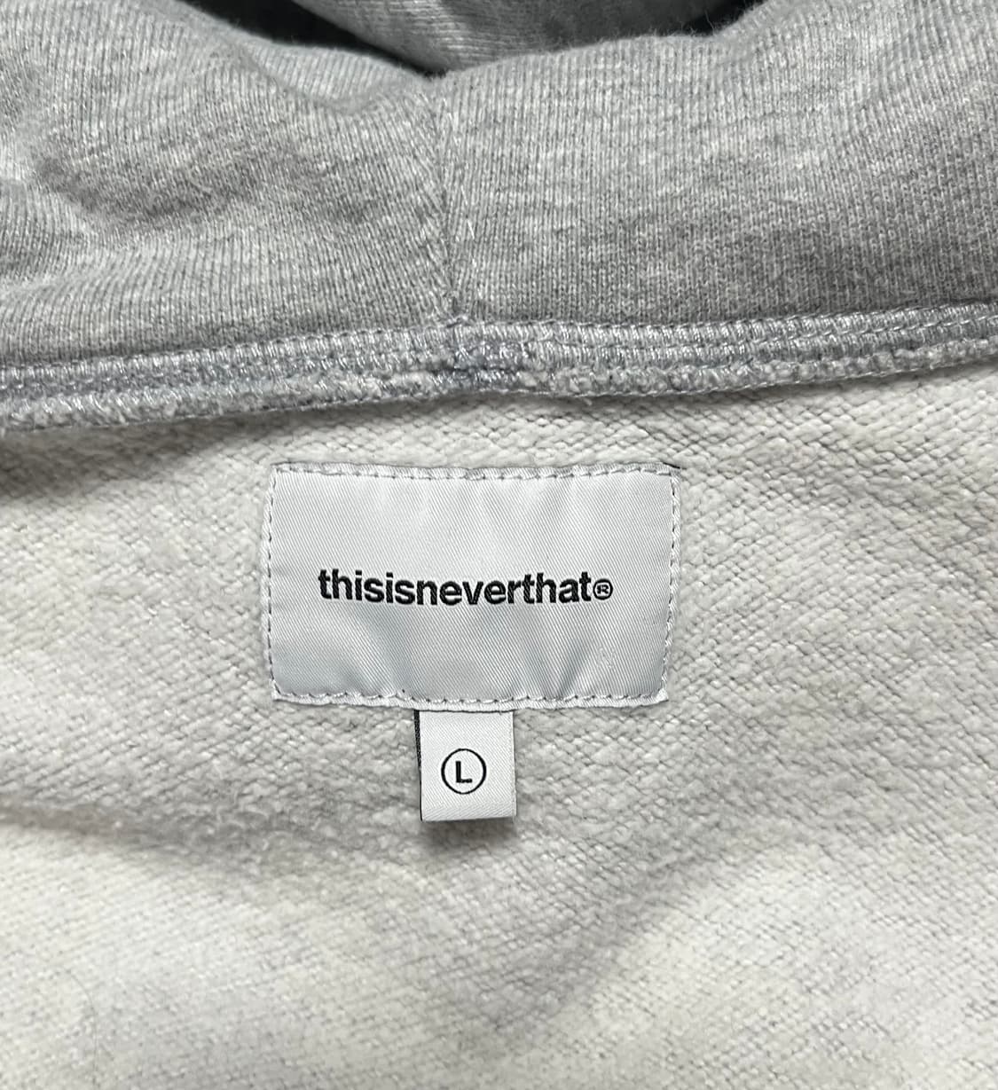 공용 디스이즈네버댓 오버핏 후드집업 L 상품이미지6