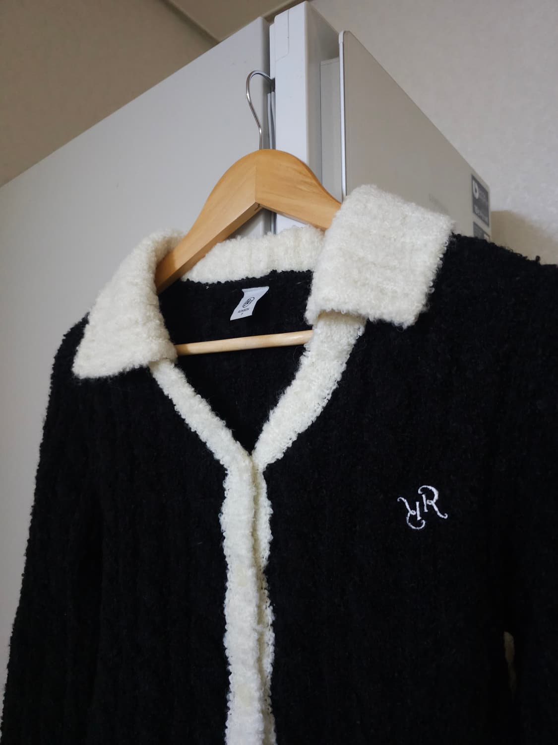 론론 케이블 알파카 가디건 상품이미지4