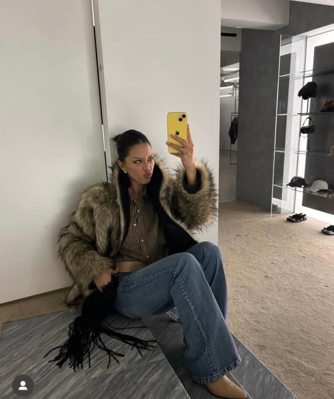 Open yy faux fur reversible jacket 상품이미지6