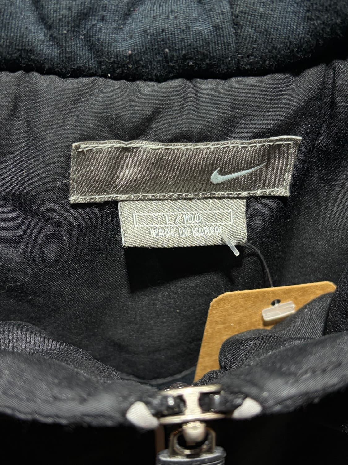 L 나이키 스우시 베스킷볼 로고 블랙 후드 자켓 상품이미지7